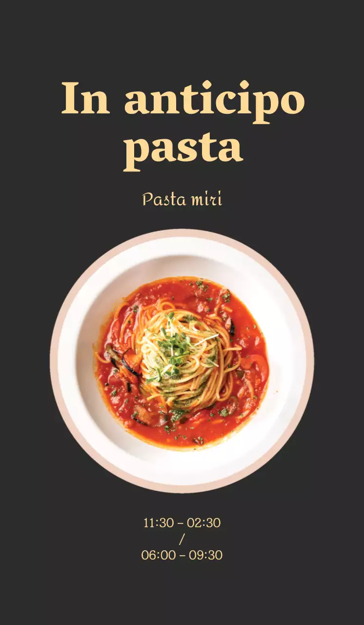 Promuovere la pasta con uno sfondo grigio caldo e rilassante