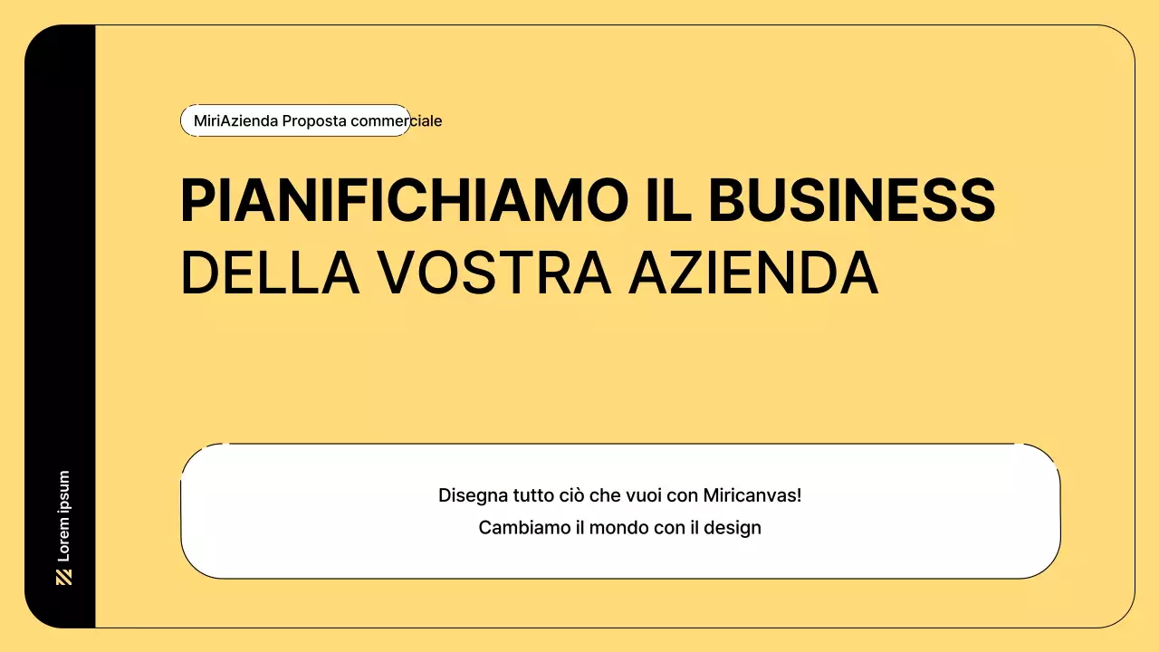 Illustrazione aziendale con linee semplici e colore giallo