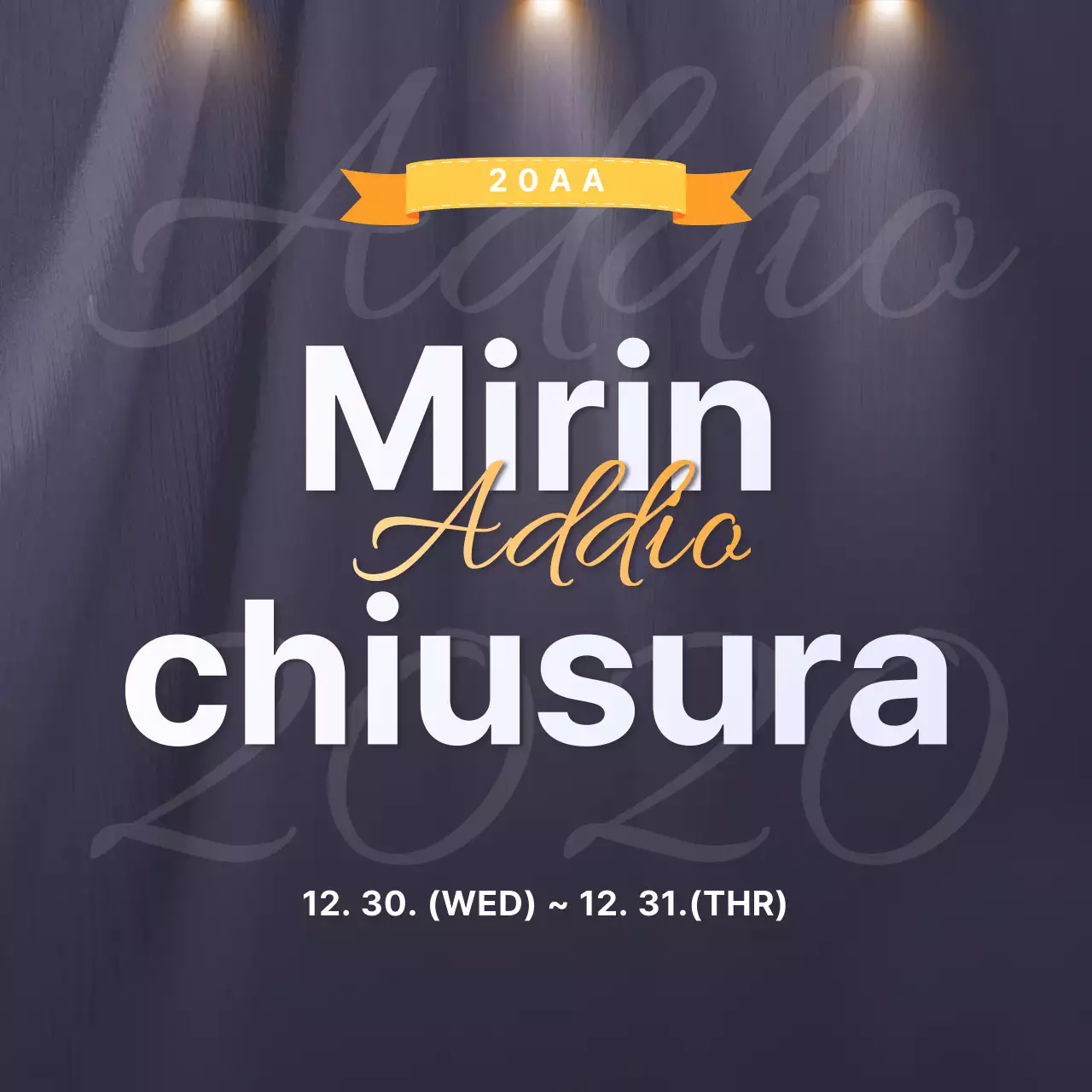 Cerimonia di chiusura di Mirin