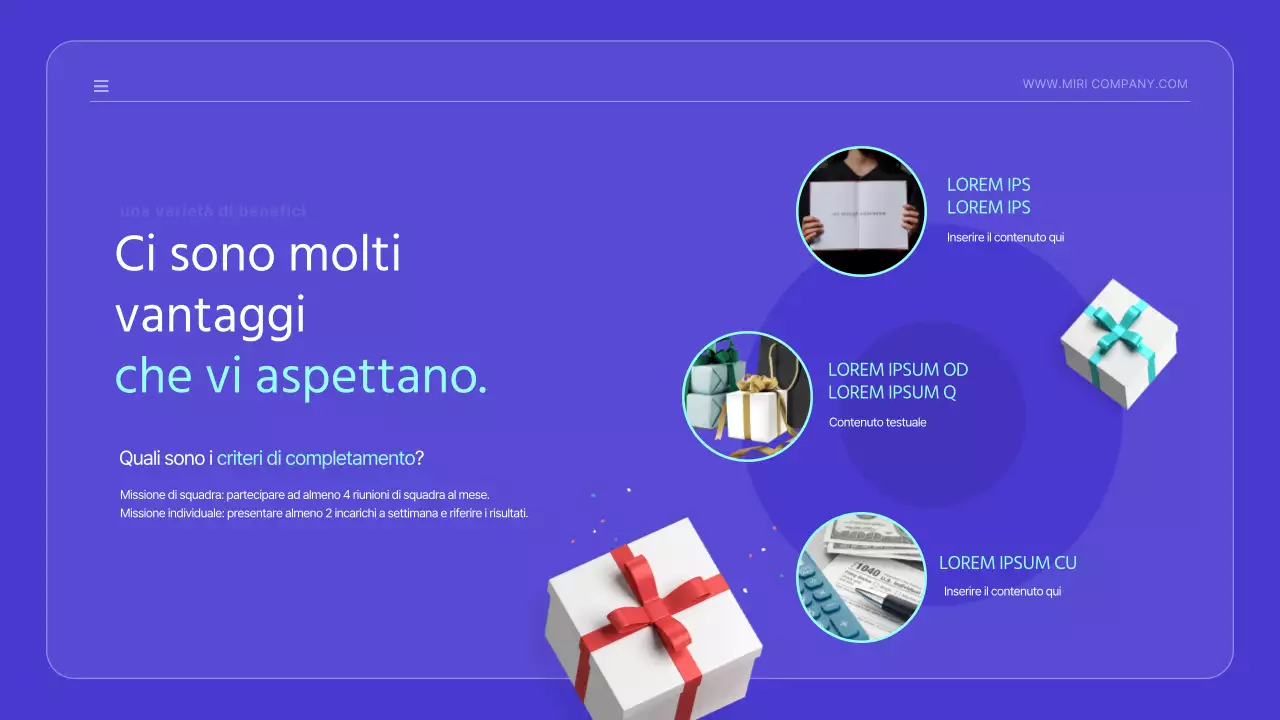 Annuncio di lancio kitsch con simpatiche illustrazioni blu