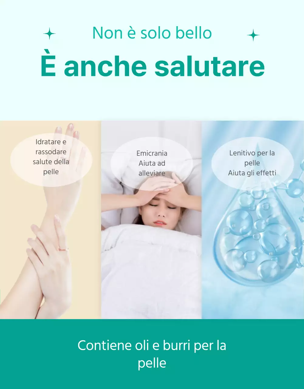 Pagina principale di bombe da bagno semplici e pulite alla menta