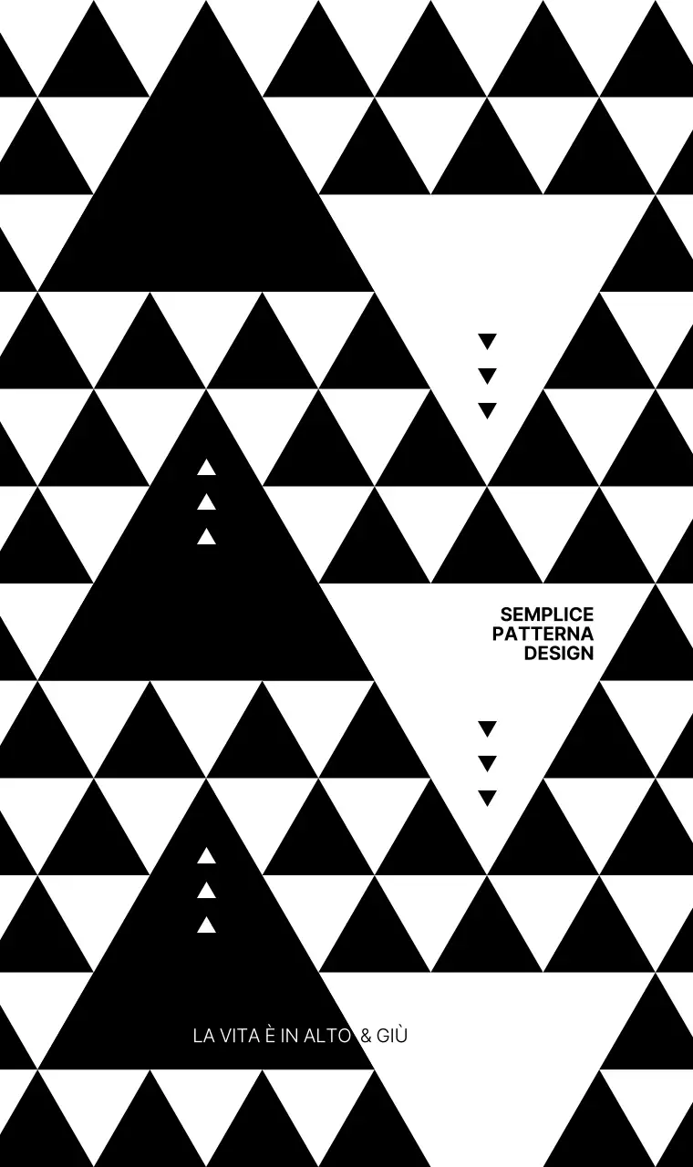 Modello moderno in semplice bianco e nero