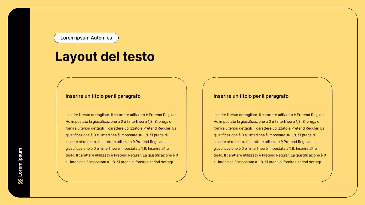 Illustrazione aziendale con linee semplici e colore giallo