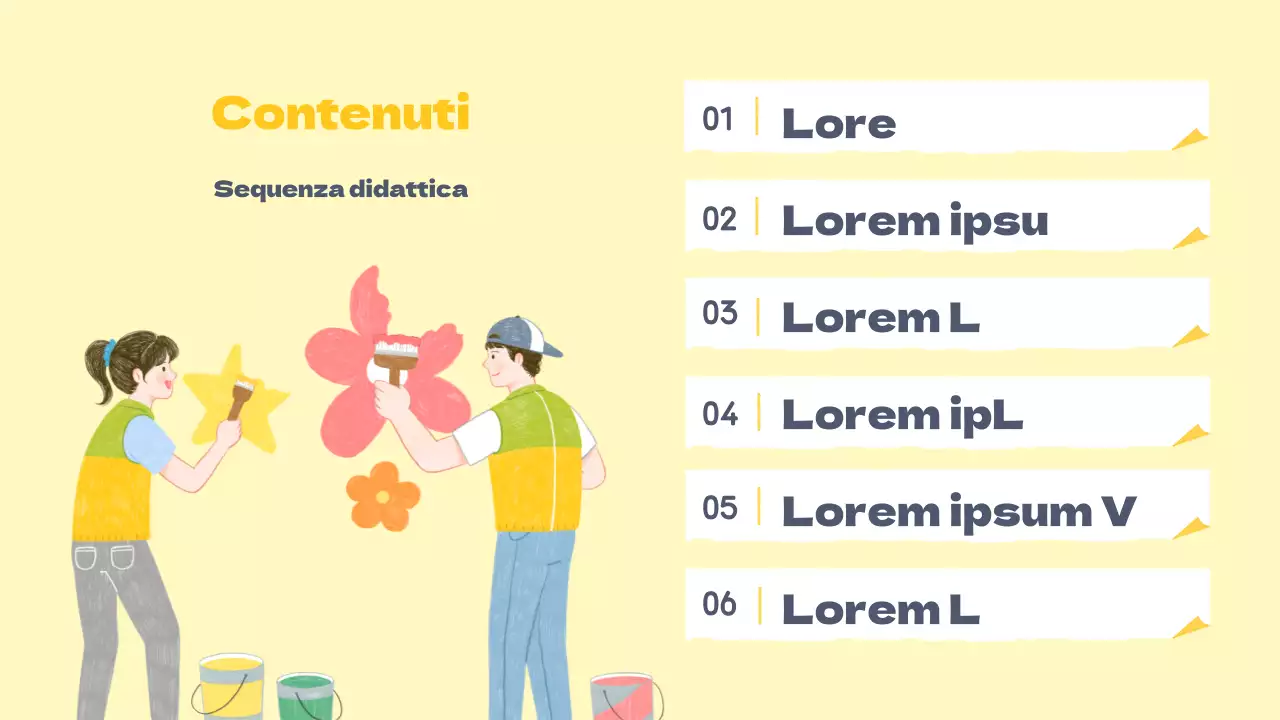 Dispense per i volontari in giallo caldo pastello