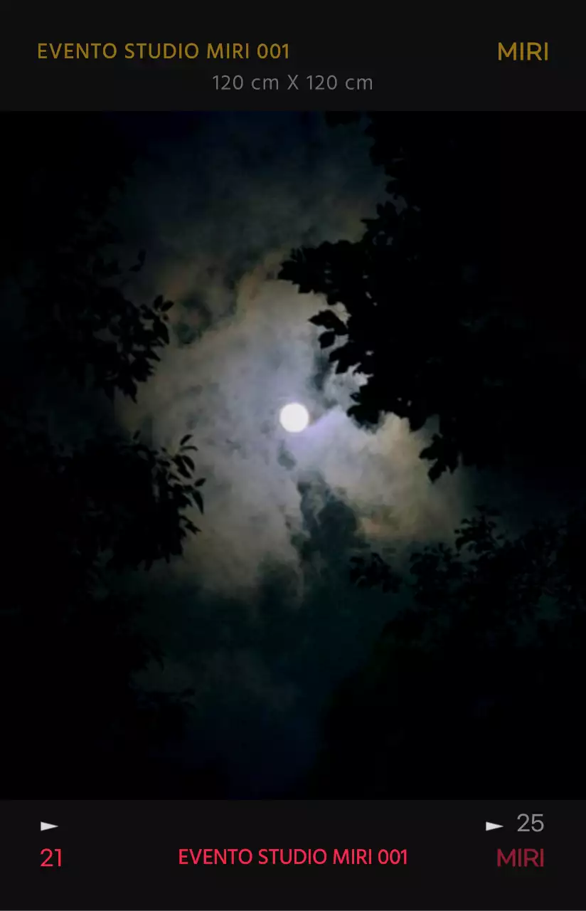 Concetto di cornice per foto emozionale e alla moda con colori ad alto contrasto per il merchandising personale