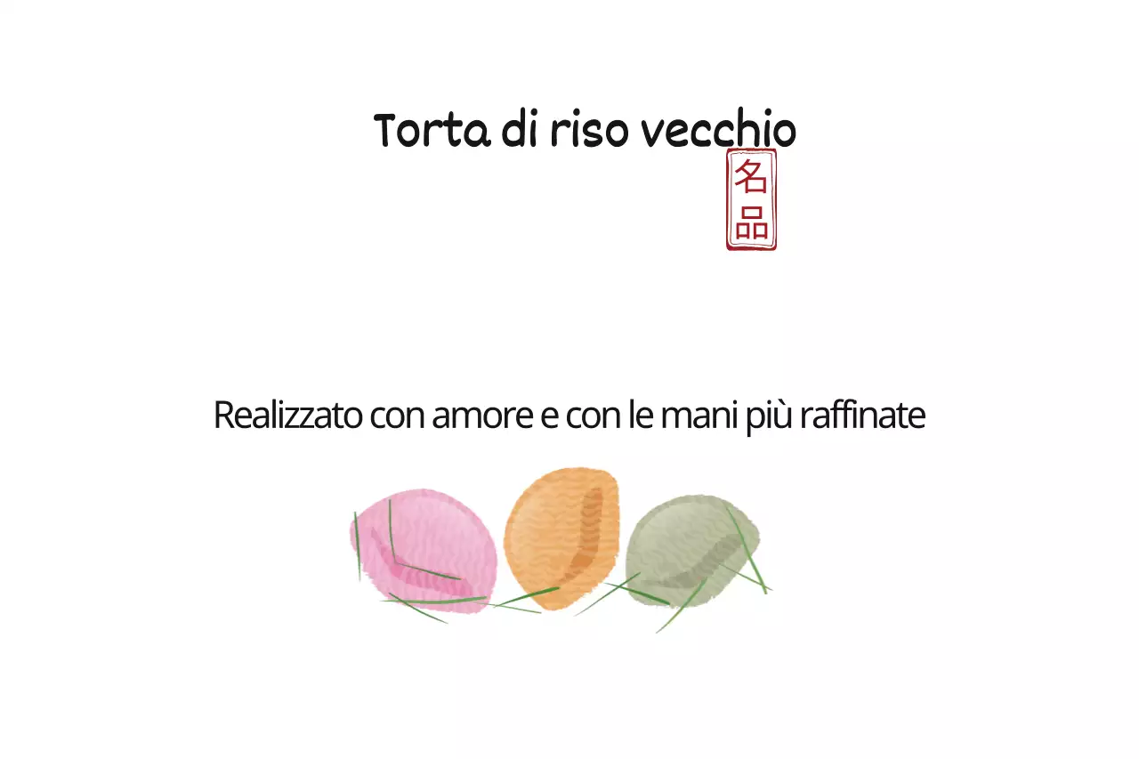 Torta di riso vecchio