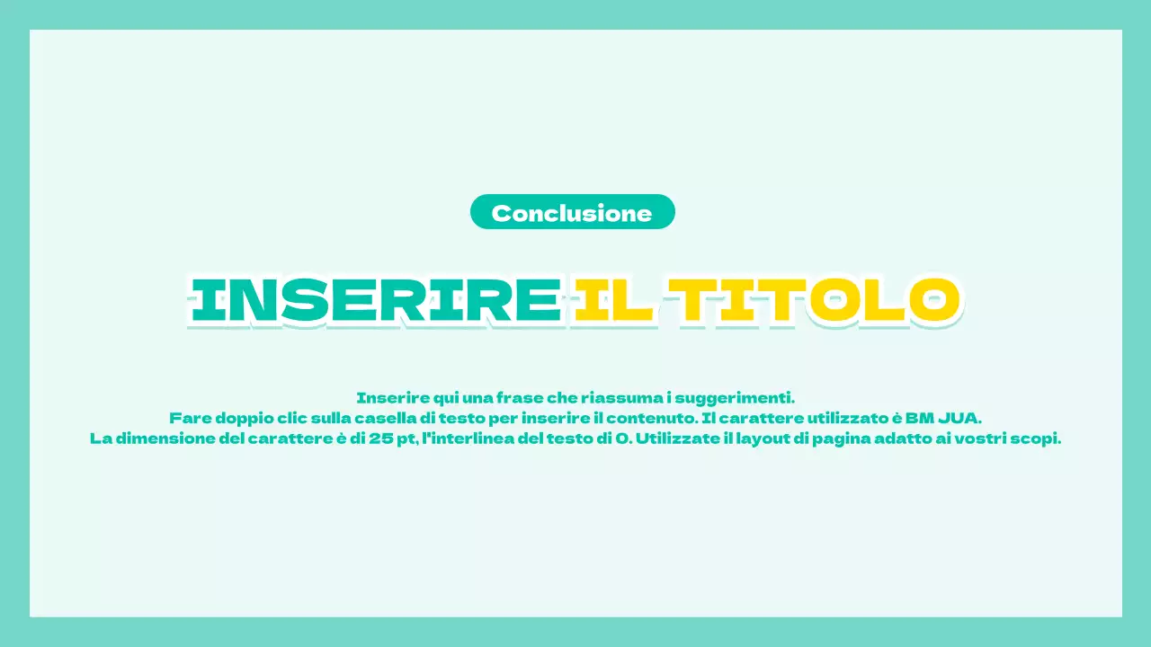 Presentazione della menta ordinata