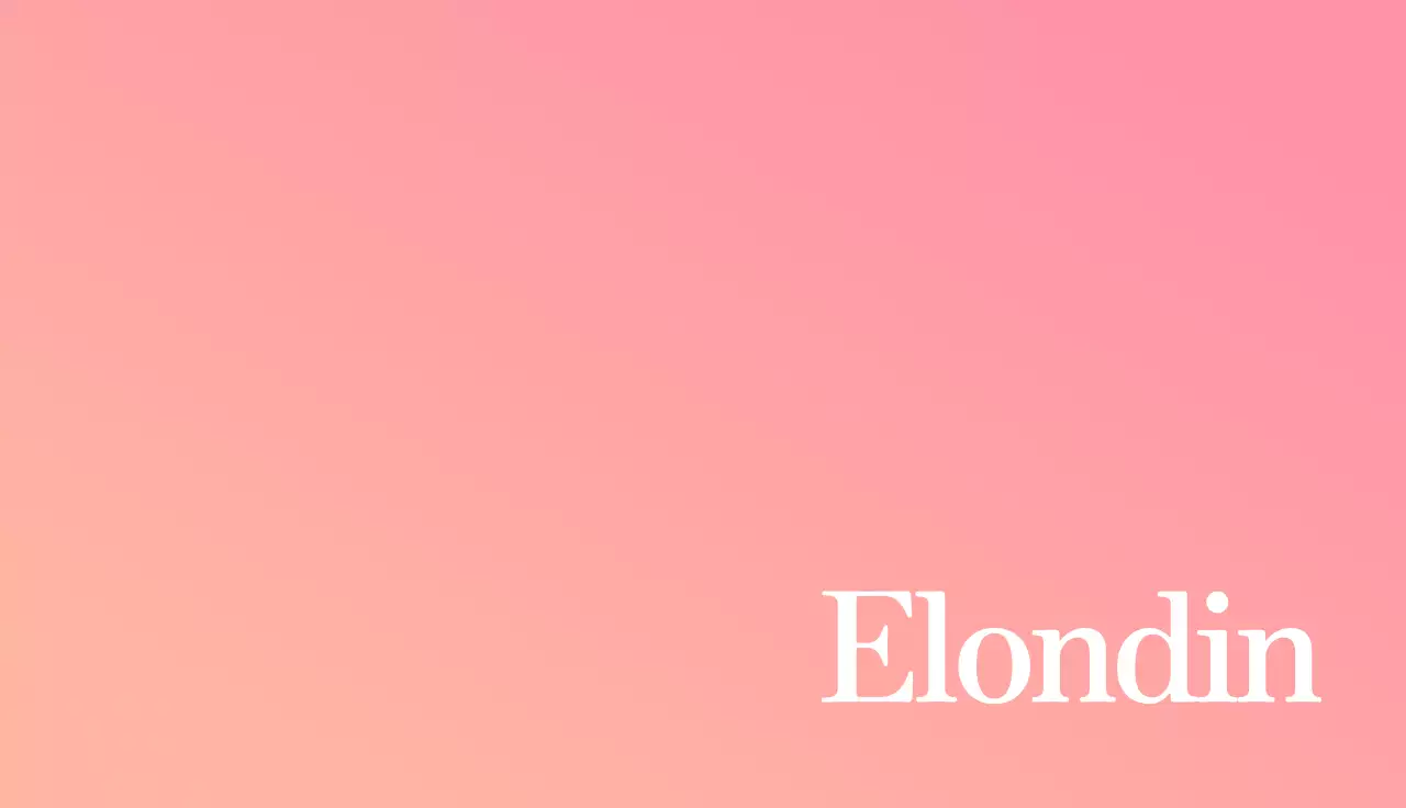 Stile biglietto da visita emozionale con sfumature rosa