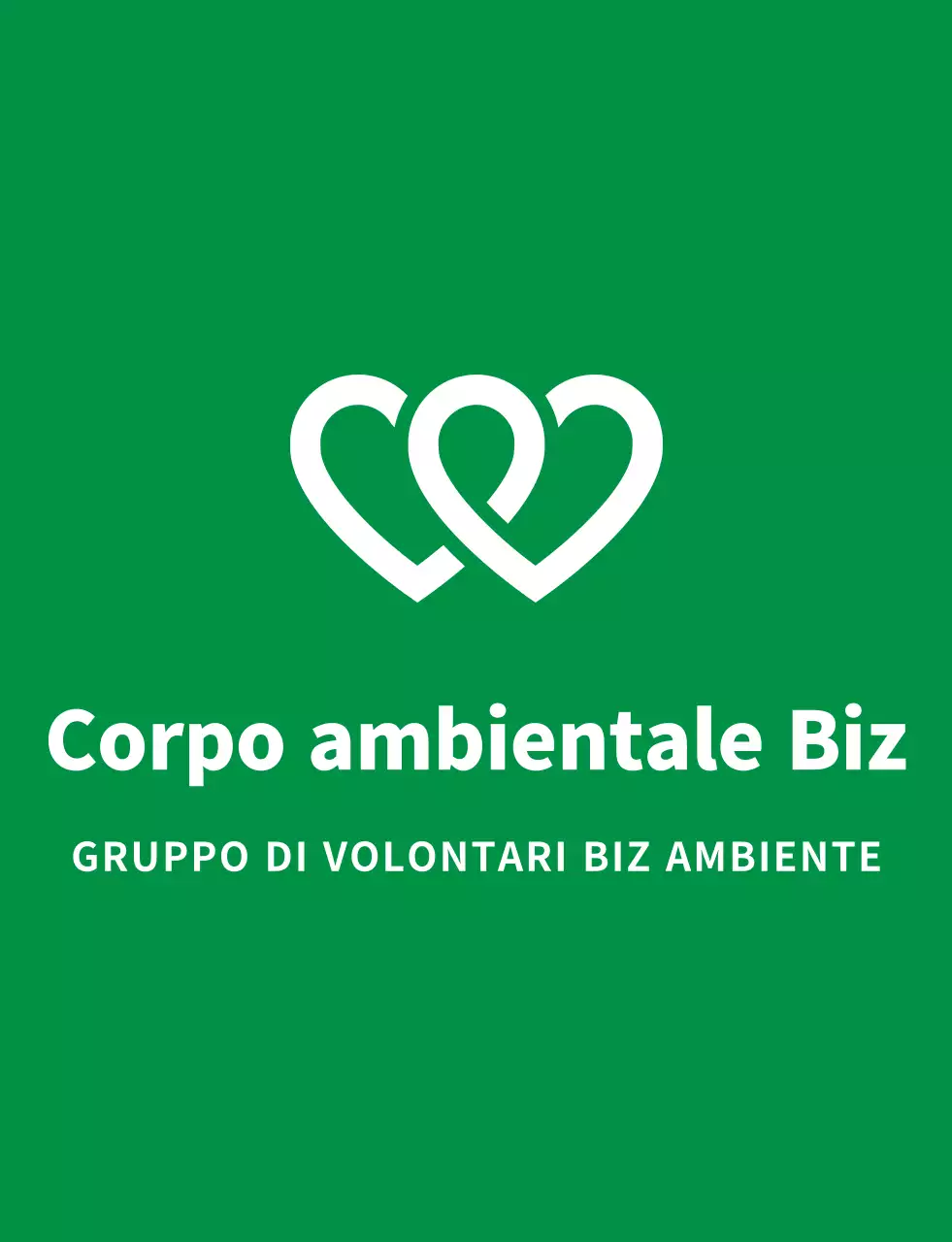 Stile del logo del simbolo del volontario pulito in verde chiaro e blu navy per le organizzazioni ambientaliste globali