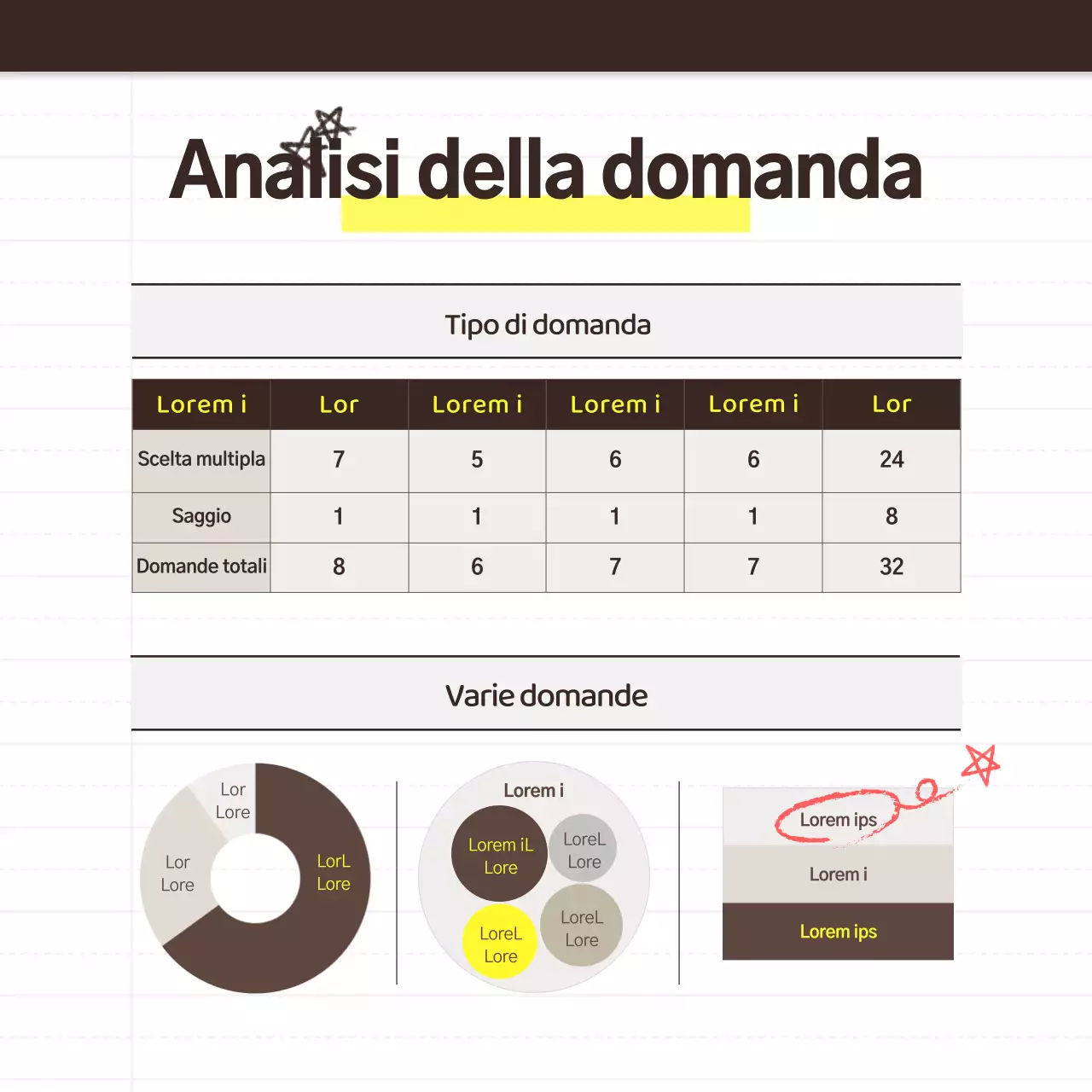 Una semplice promozione di reclutamento della scuola di formazione per l'analisi del grado interno, di colore giallo e nero.