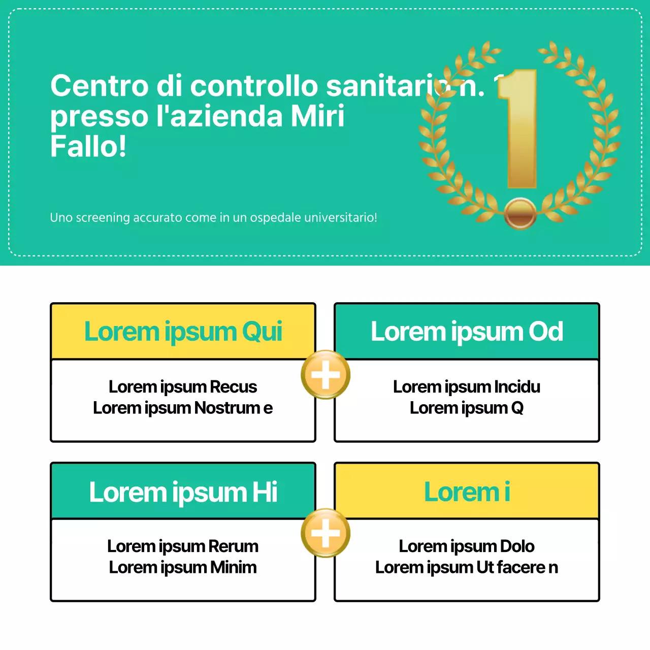 Carta di screening sanitario estesa alla menta e al gialloNews