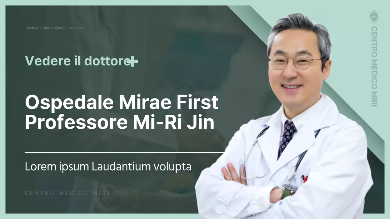 Intervista con un operatore sanitario verde e chartreuse