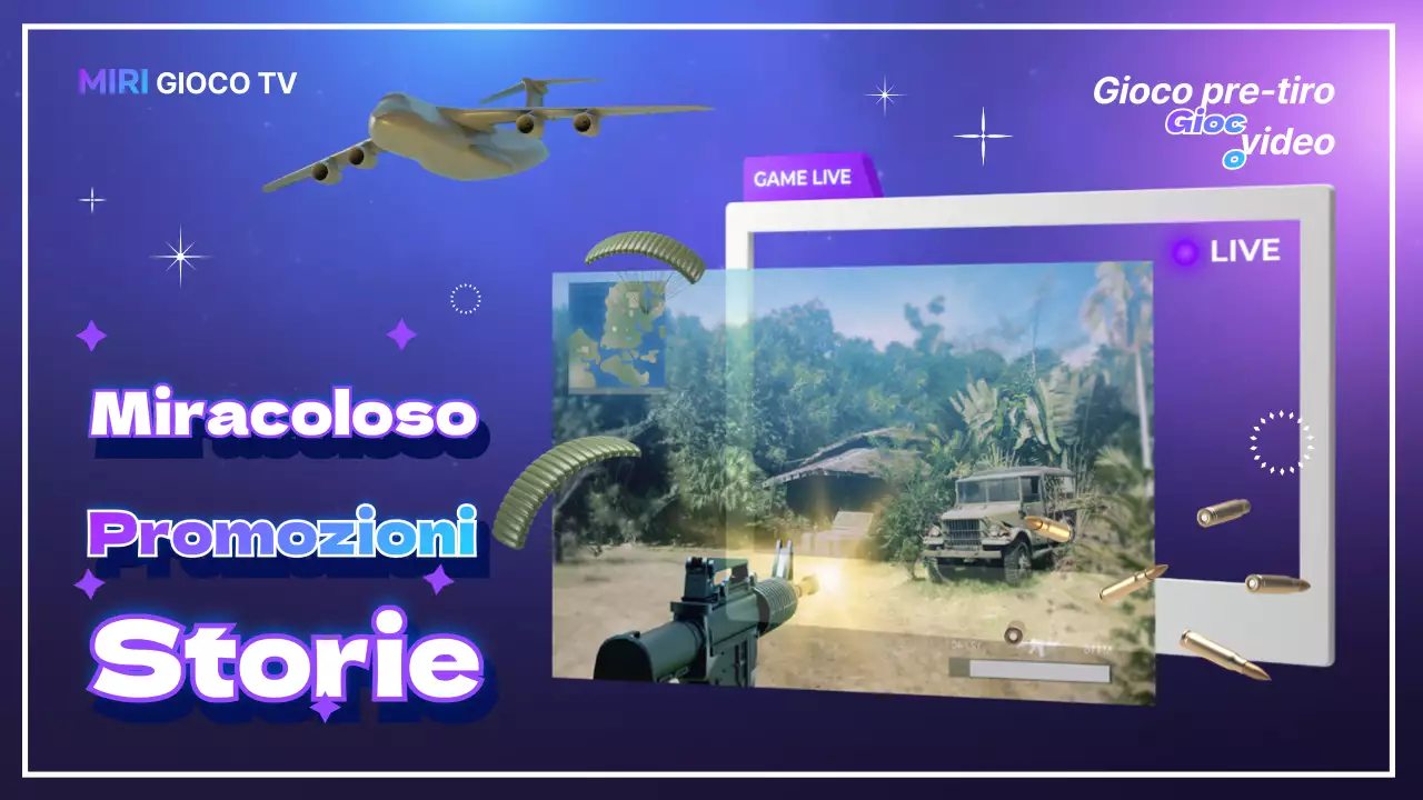 Filmato di gioco online con sfondo spaziale viola