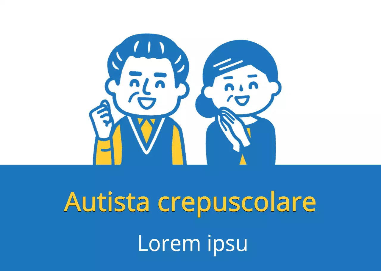 Bianco blu vecchia coppia illustrazione guida sicura