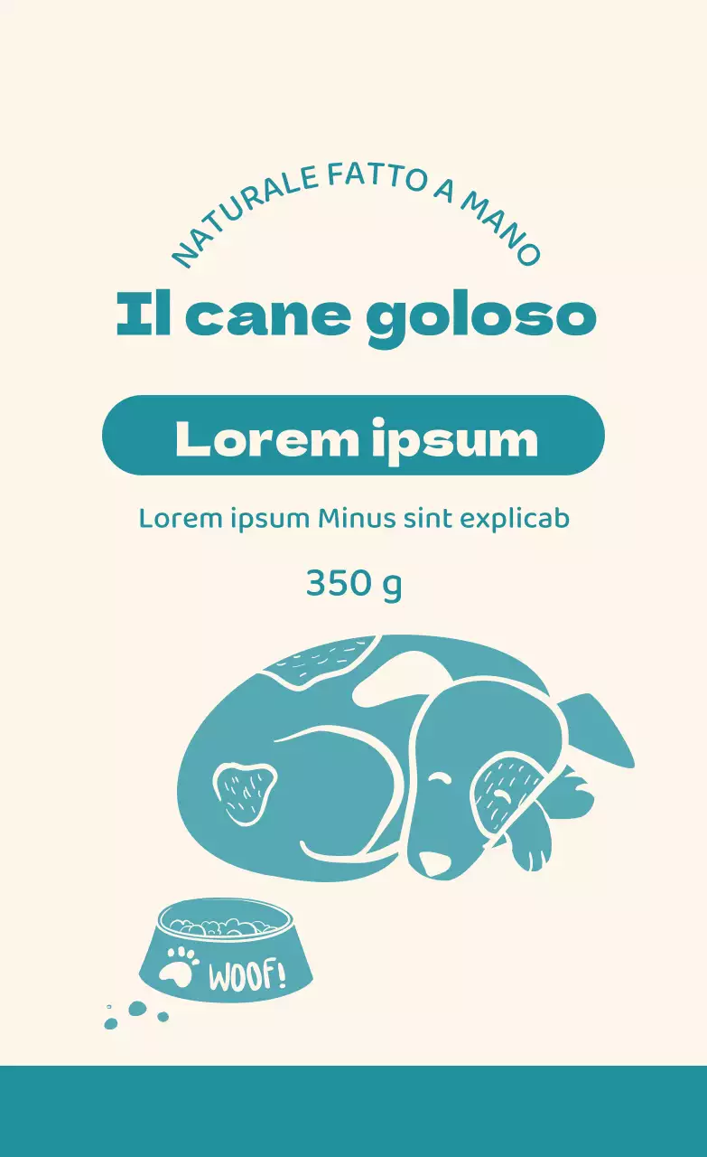 Etichette per dolcetti fatti in casa illustrati alla menta