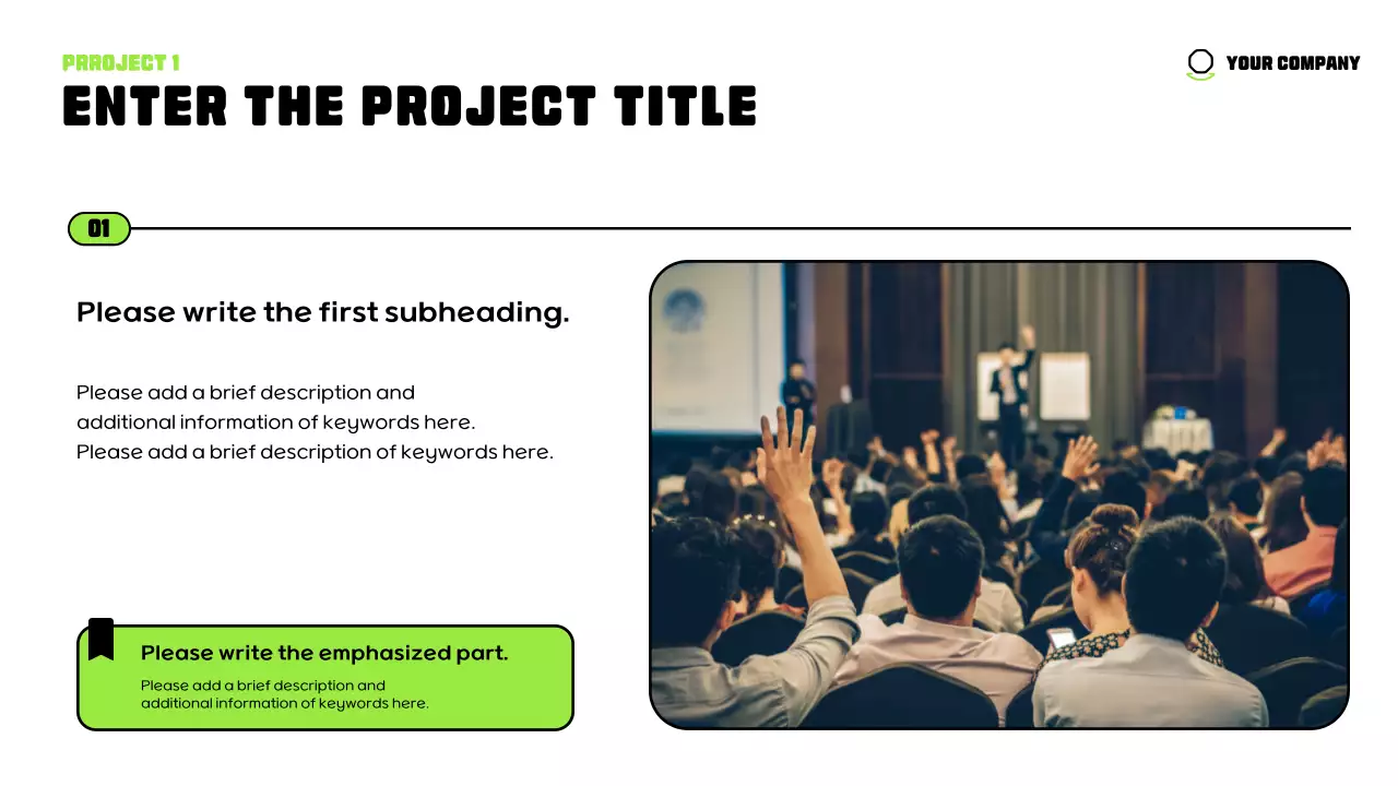 Green Minimal Character Presentation