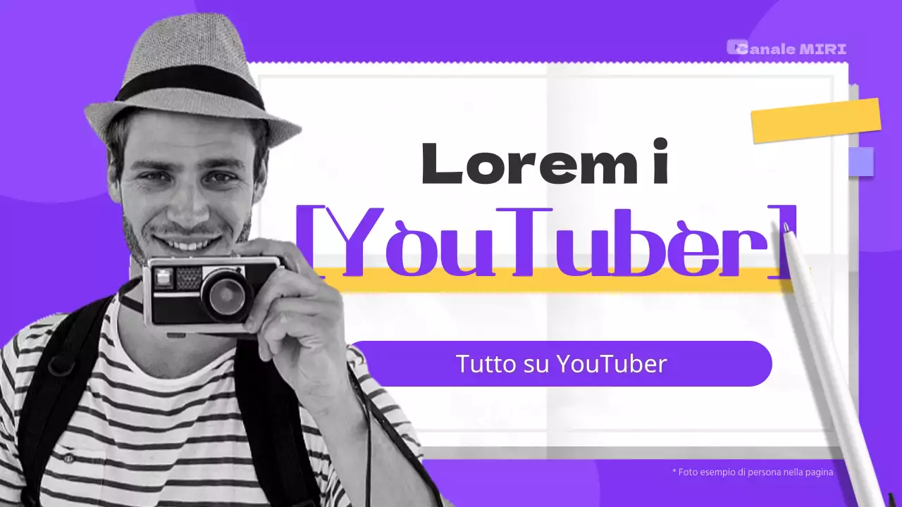 Intervistare i lavoratori ambulanti in viola e giallo