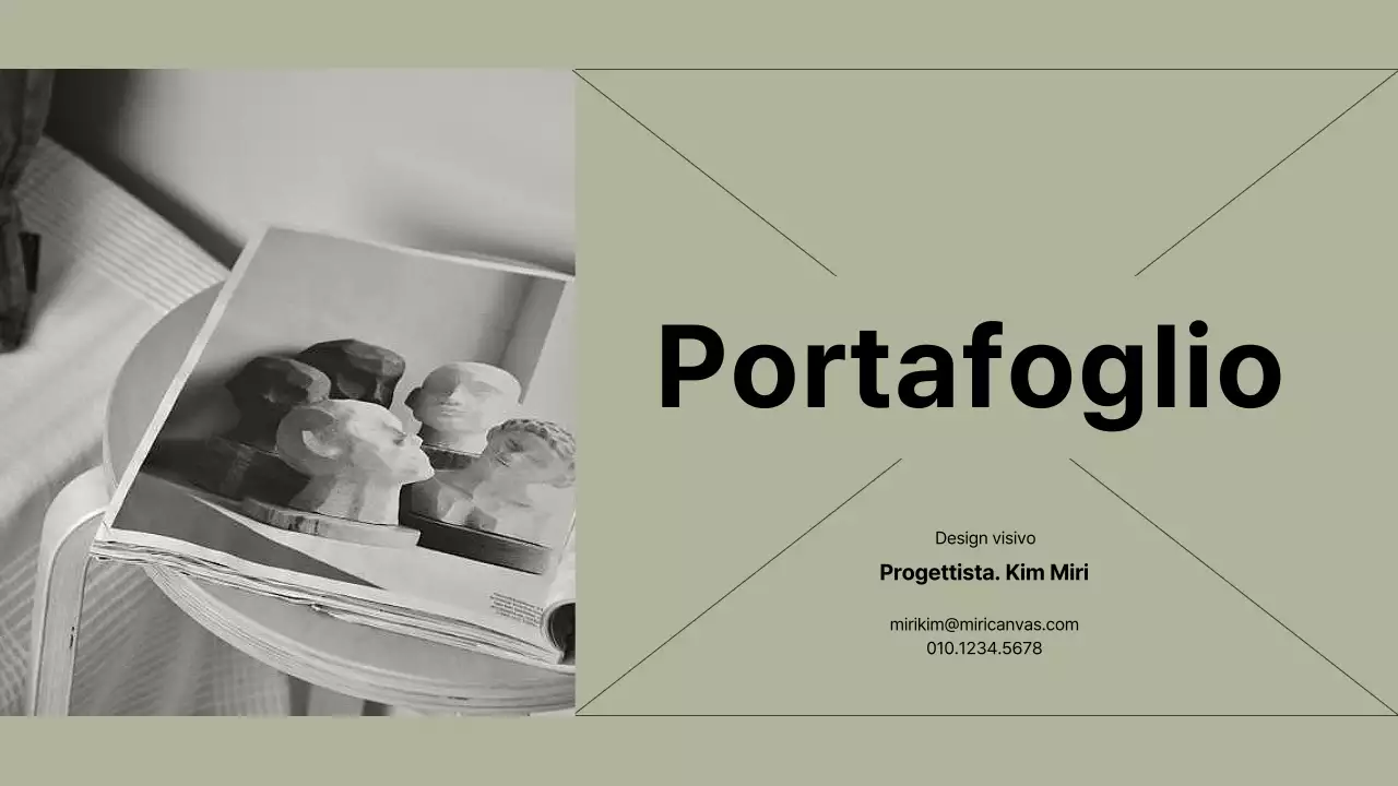 Un portafoglio moderno in kaki e beige