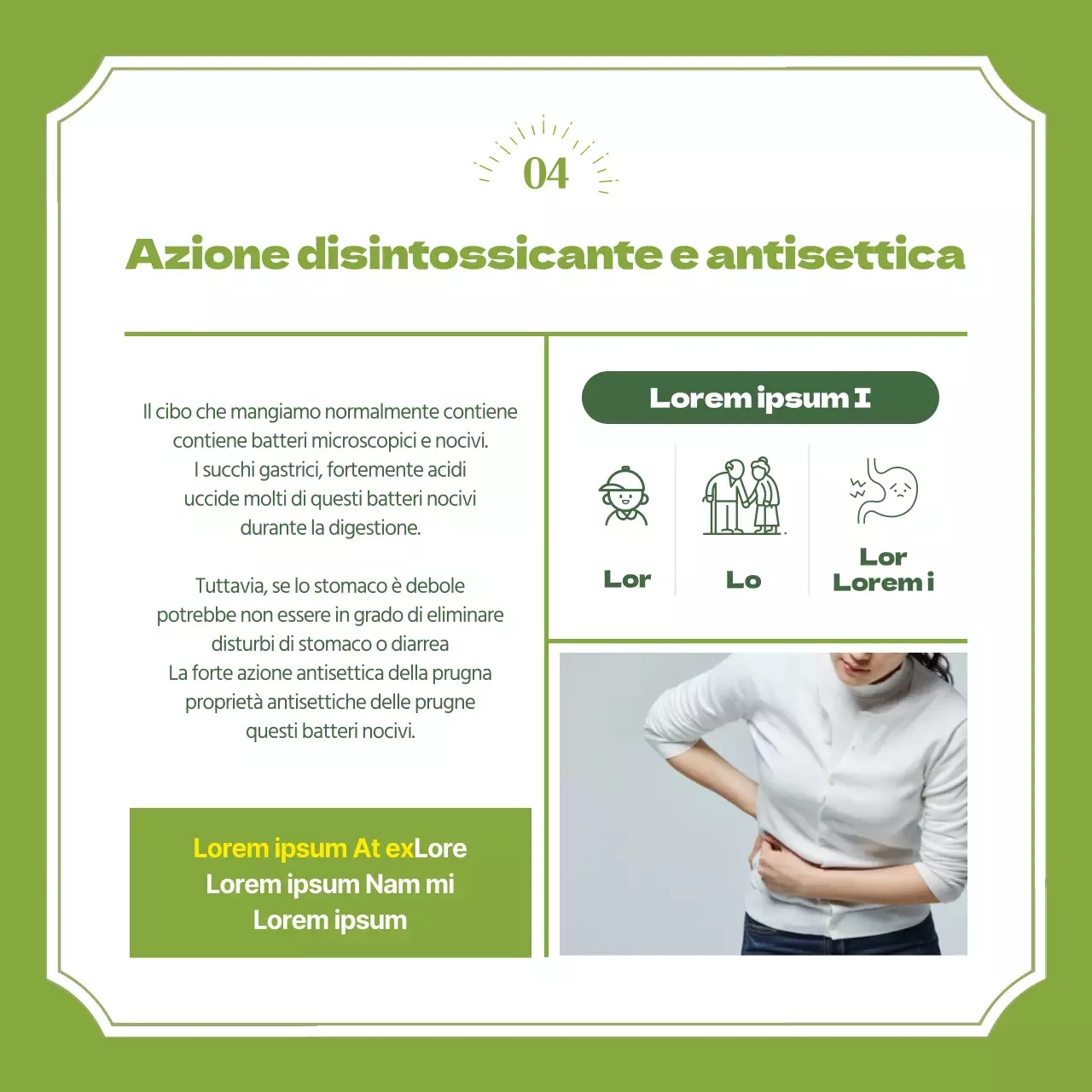 I benefici delle prugne in un ambiente verde cardnews design