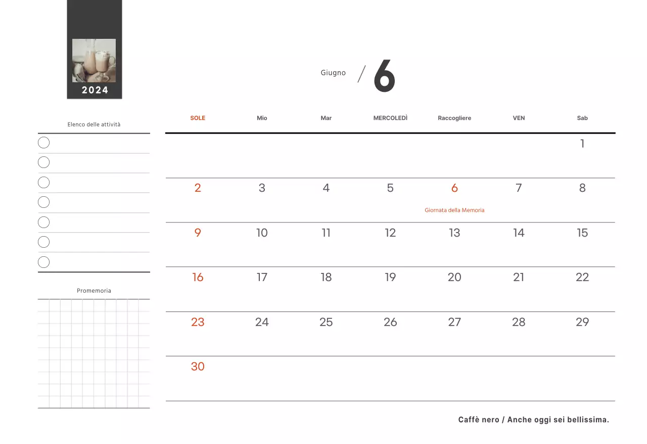 Un caffè sentimentale bianco e marrone