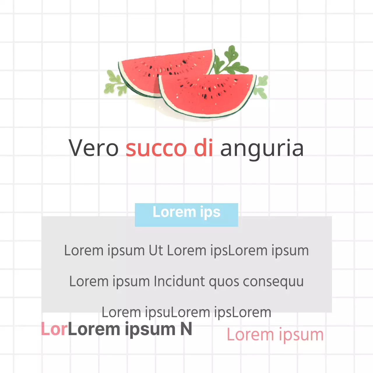 Vero succo di anguria