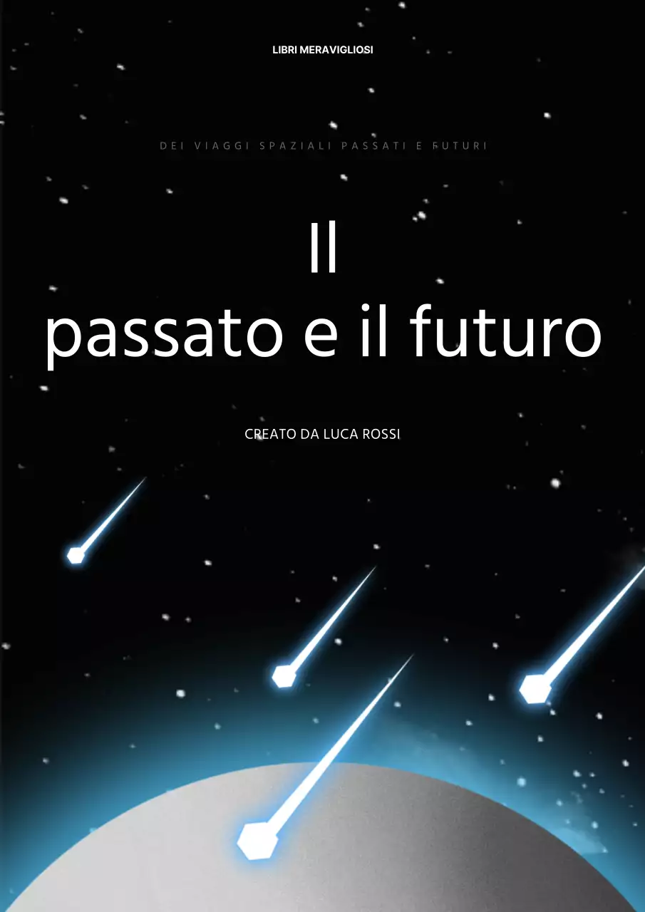 Luce nera blu viaggio nello spazio scienze umane