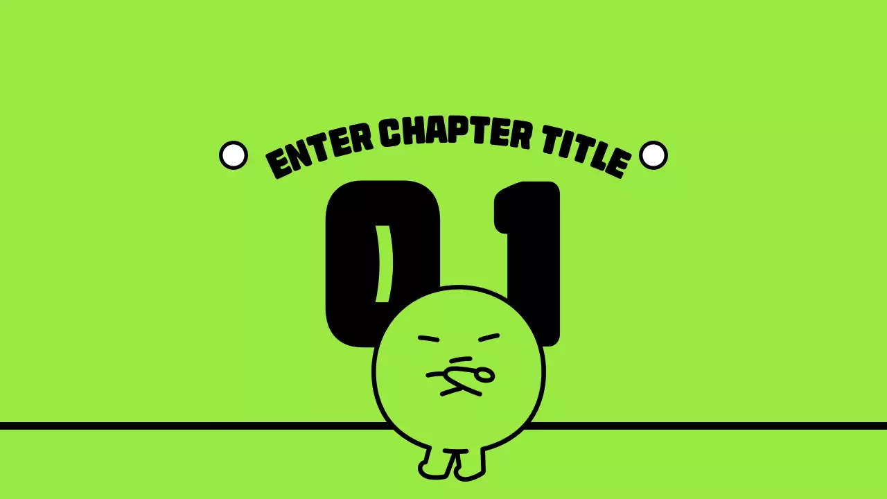 Green Minimal Character Presentation