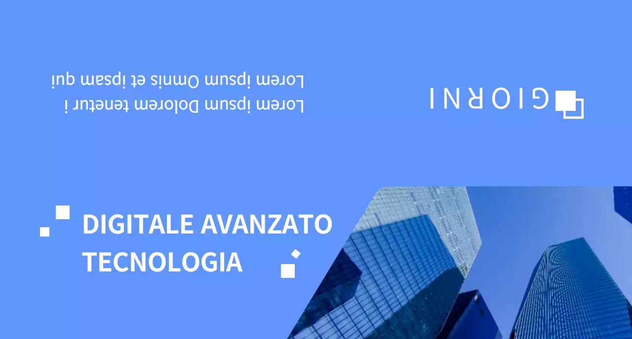 Concetto aziendale globale in blu