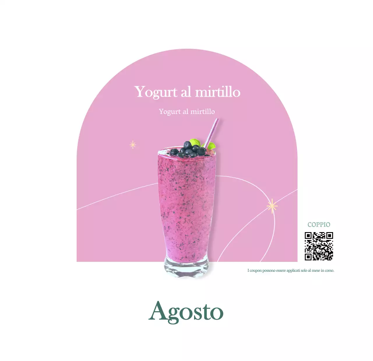 Calendario dei bar con i consigli per le bevande del mese