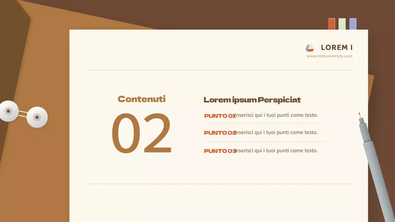 Una ricerca aziendale ordinata nella cornice di una valigetta marrone