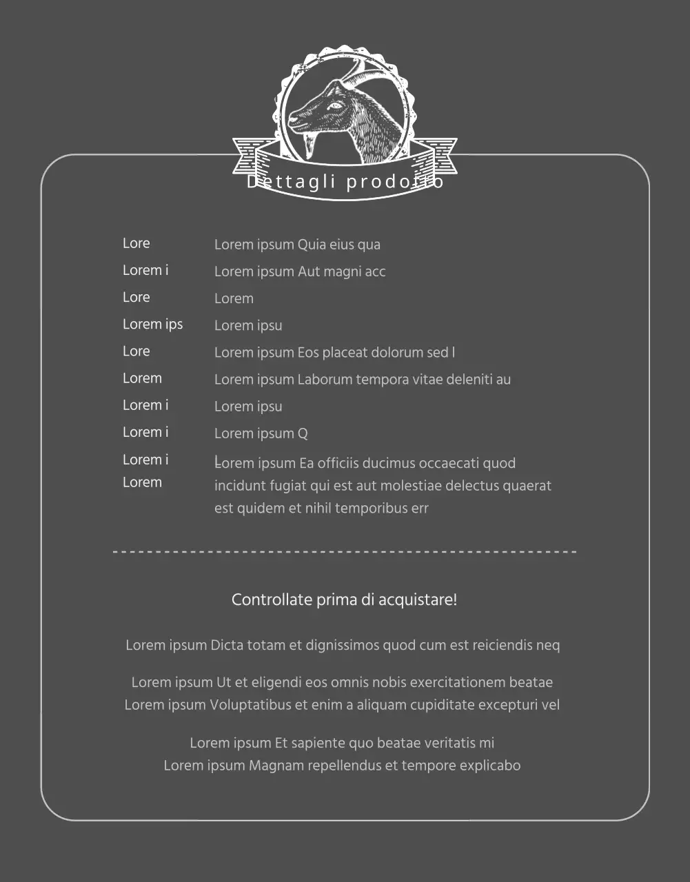 Blu, proteine naturali del latte di capra in polvere, pubblicità di alimenti salutari