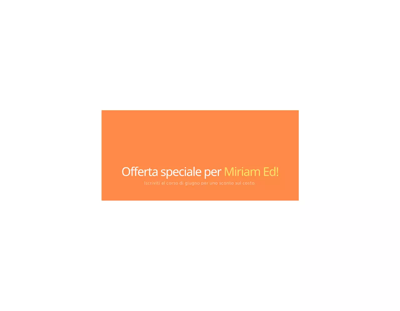 Promuovete l'educazione della vostra scuola in arancione