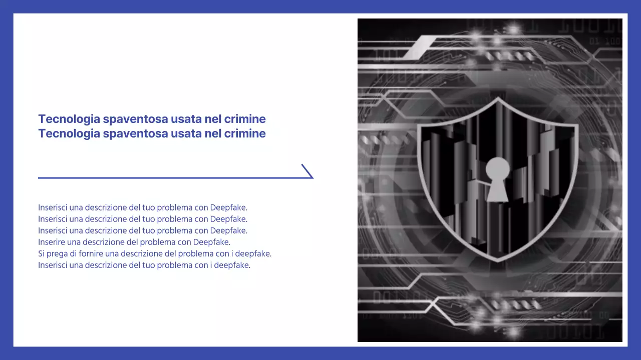 Semplice presentazione di valutazione delle prestazioni in bianco e blu