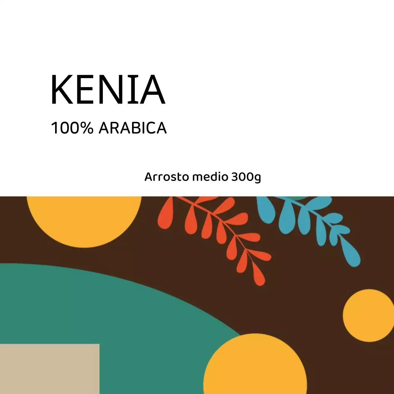 Caffè telaio con tostatura unificata bianca