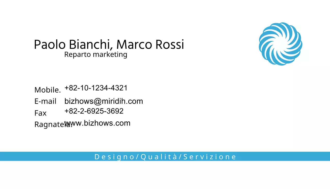 Biglietti da visita aziendali