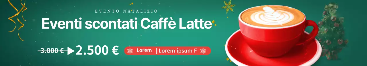 Pubblicità di Green Christmas Winter Photo Cafe