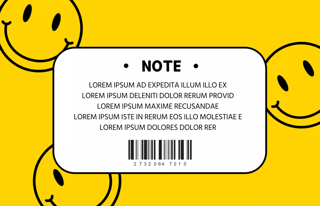 Passaggio di ritiro con sfondo smiley