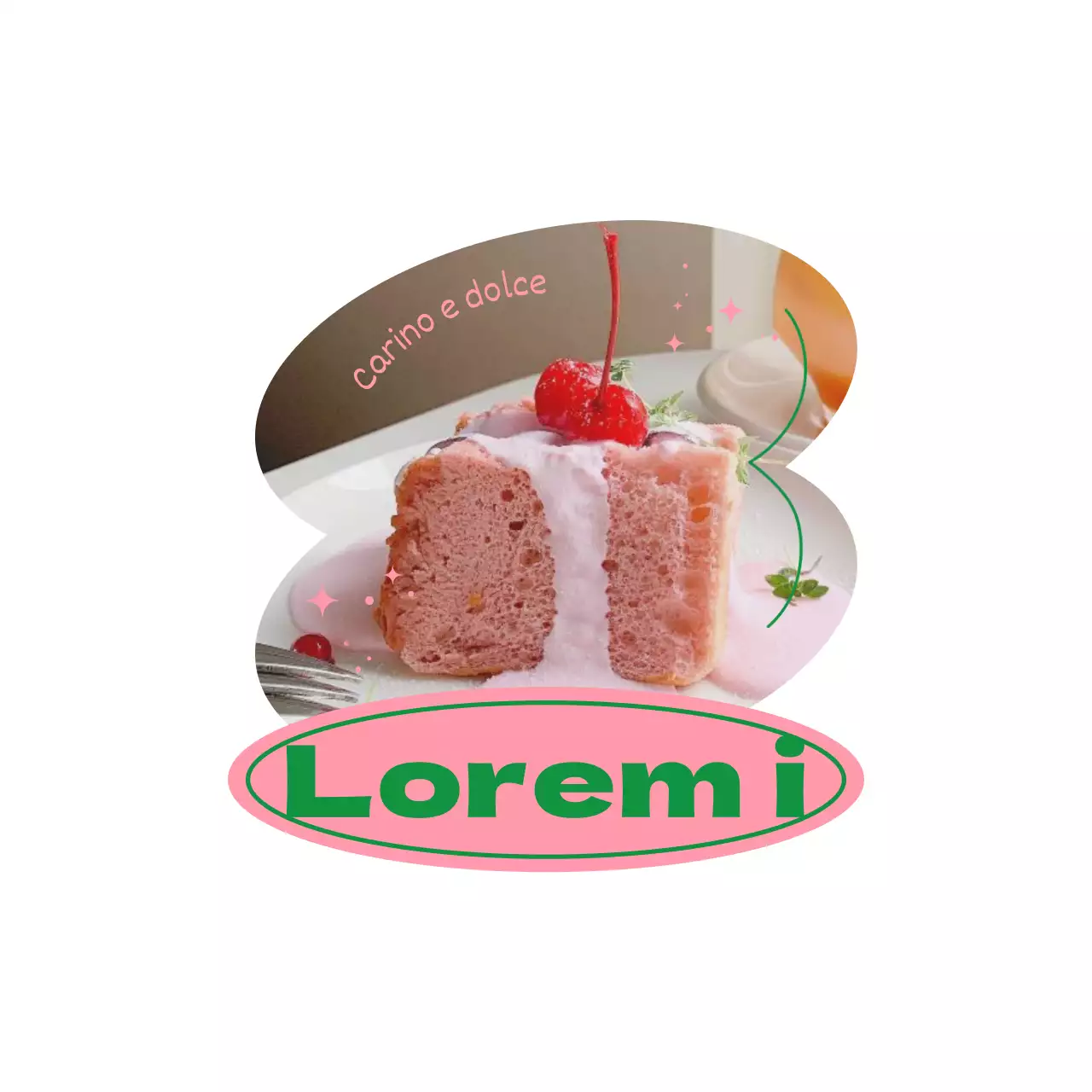 Per guidarvi attraverso il menu dei dessert con simpatici concetti colorati