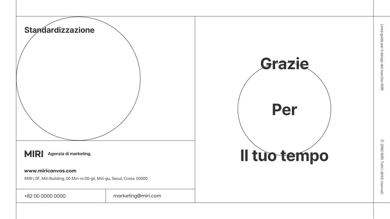 Linee guida di brand design per un modulo minimalista con linee bianche e nere