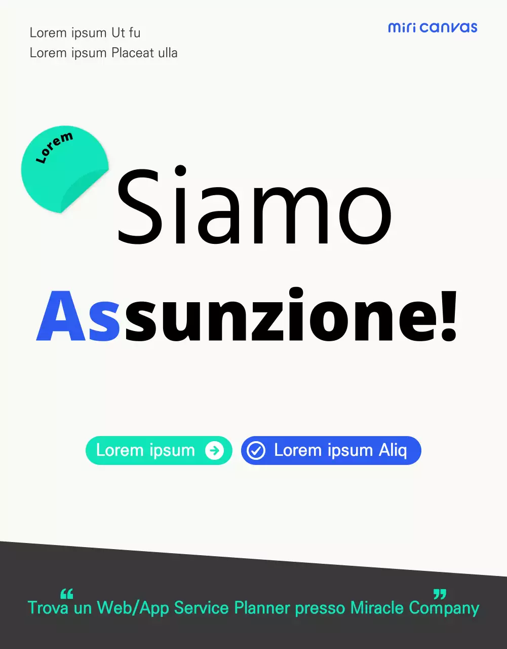 Postazione di lavoro pulita e semplice con accenti blu menta