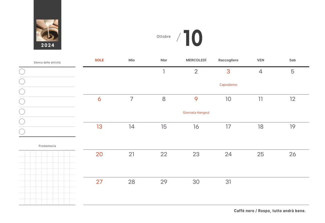 Un caffè sentimentale bianco e marrone