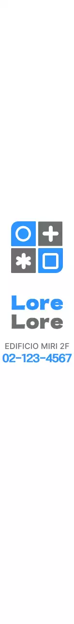 Stile semplice e pulito di combinazione di forme e simboli del logo in blu e grigio scuro Promozione e promozione dell'ospedale