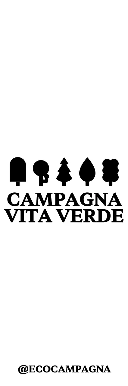 Concetto di illustrazione di un albero semplice e moderno per la promozione della campagna Green Life