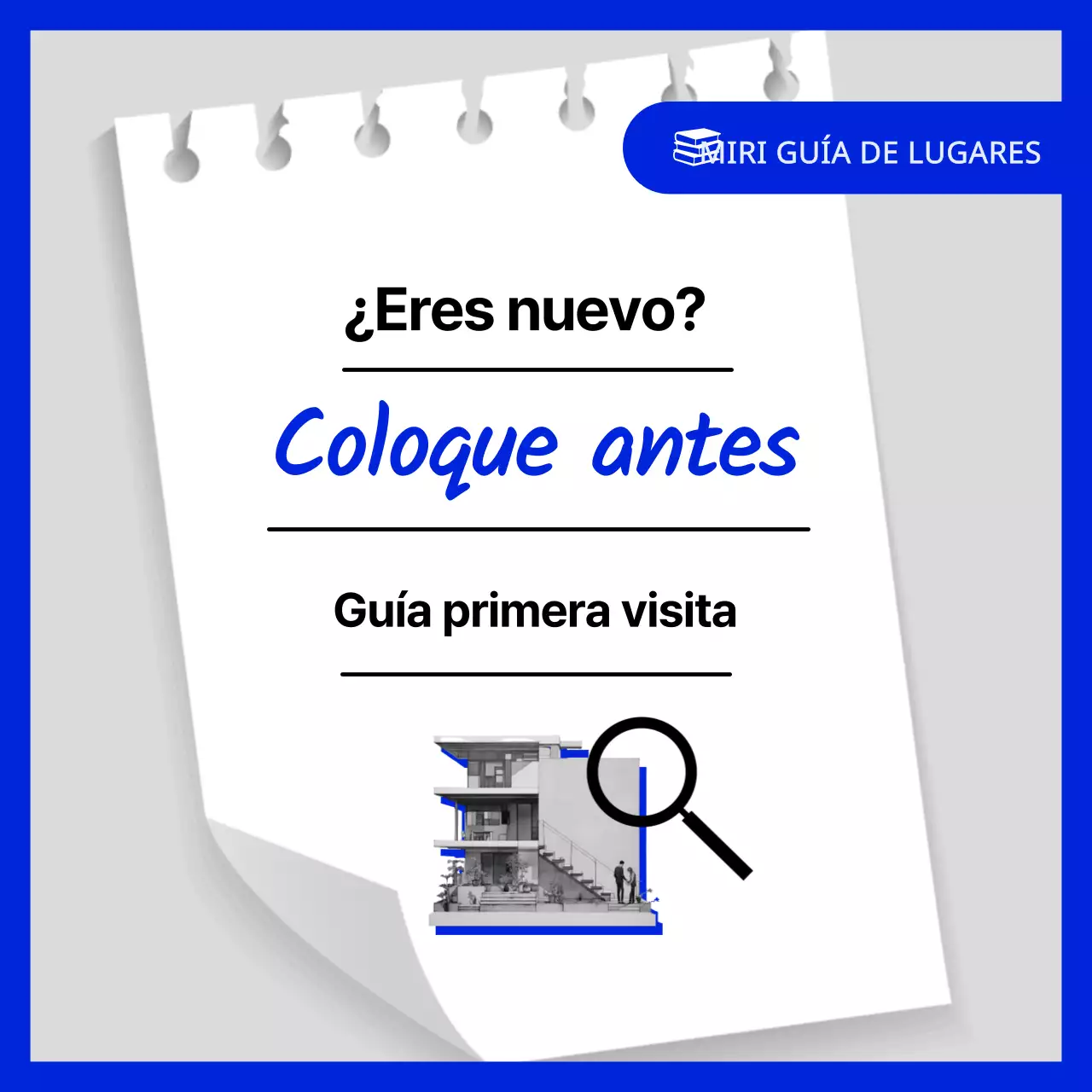 Presentación del espacio prestore, destacando la imagen azul de la juventud