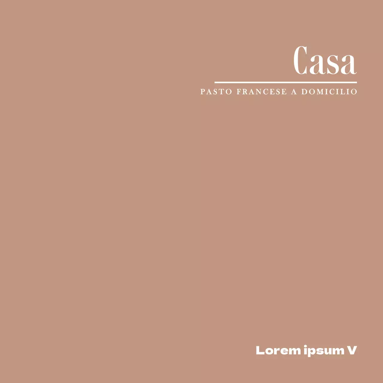 Promuovere un ristorante semplice, bianco, in stile casalingo francese.