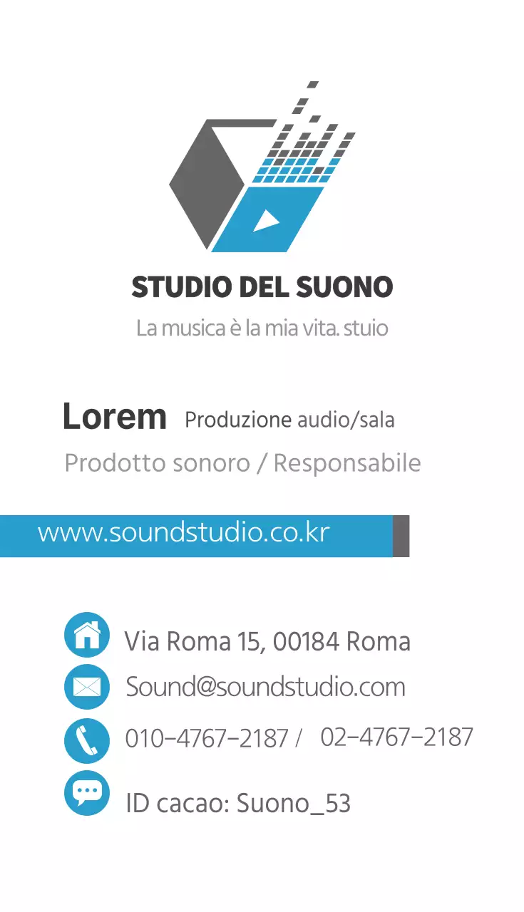 STUDIO DEL SUONO