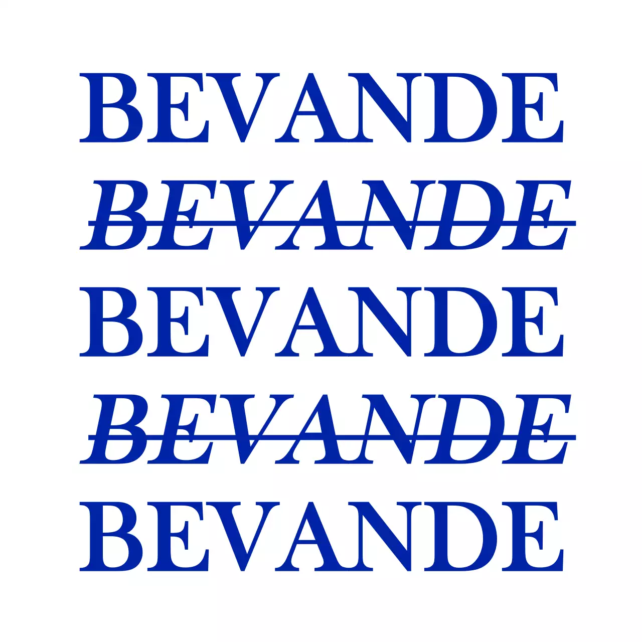 Emotivo e semplice testo in stile cancelleria caffè con ripetizione blu navy