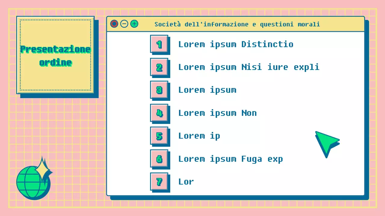 Presentazione della valutazione delle prestazioni del concetto di browser internet giallo e rosa