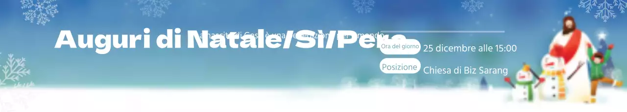 Servizio di ringraziamento di Natale