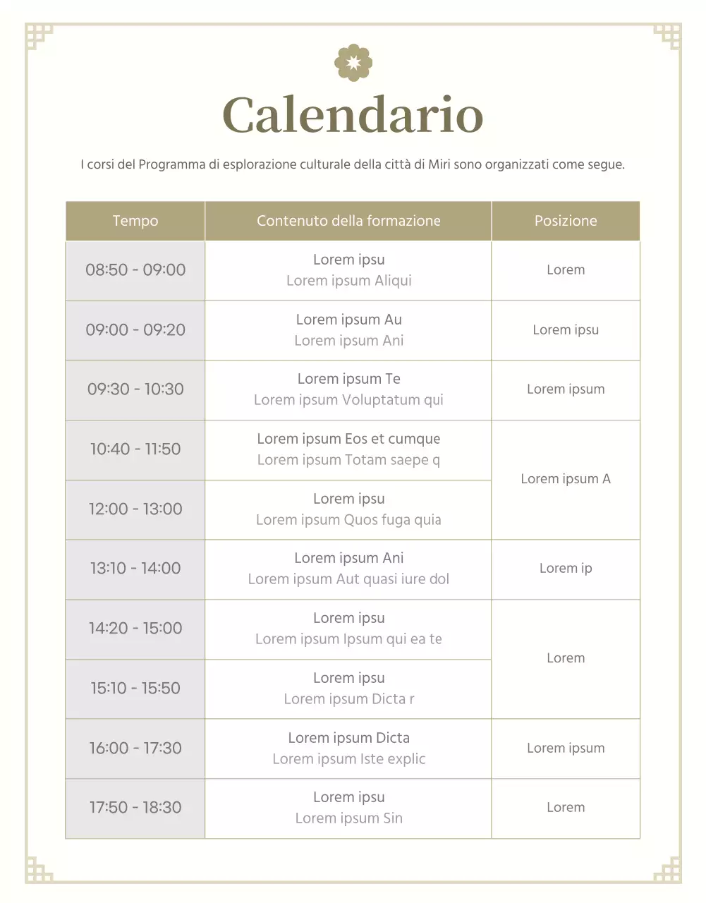 Un poster tradizionale e rilassante con finitura in porcellana color avorio.